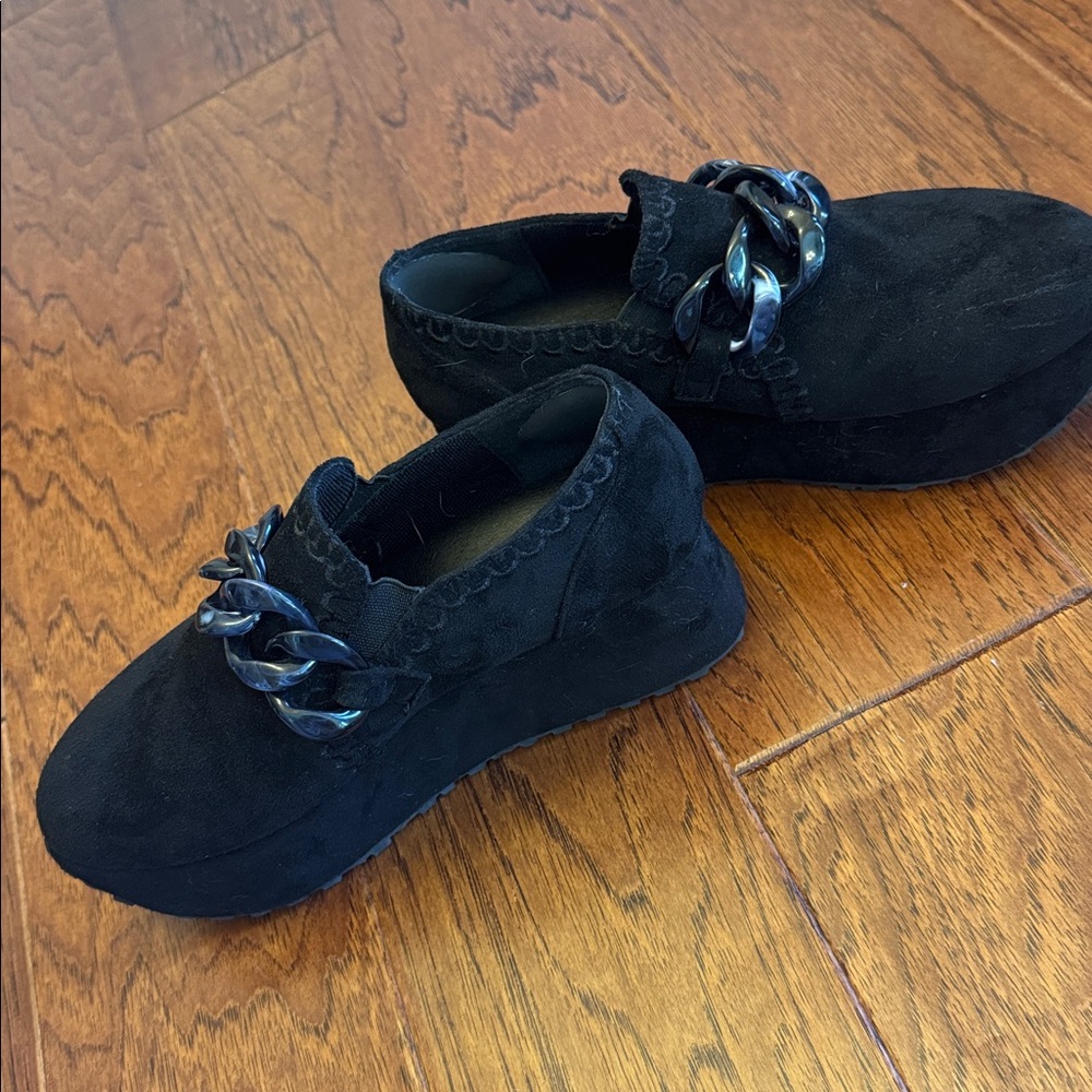 Paige Platforms in Black Suede - Picture 5 of 6